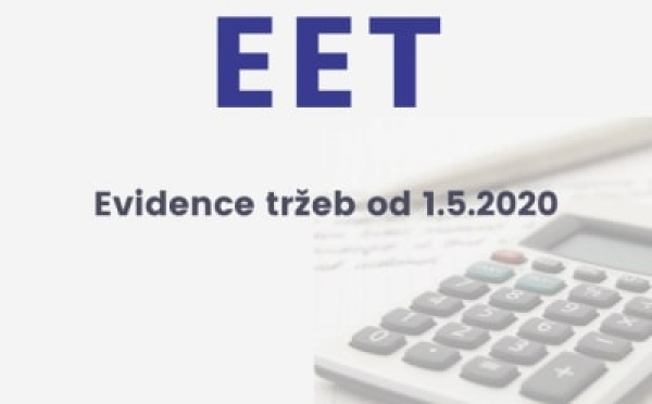 EET (elektronická evidence tržeb) od 1. května 2020